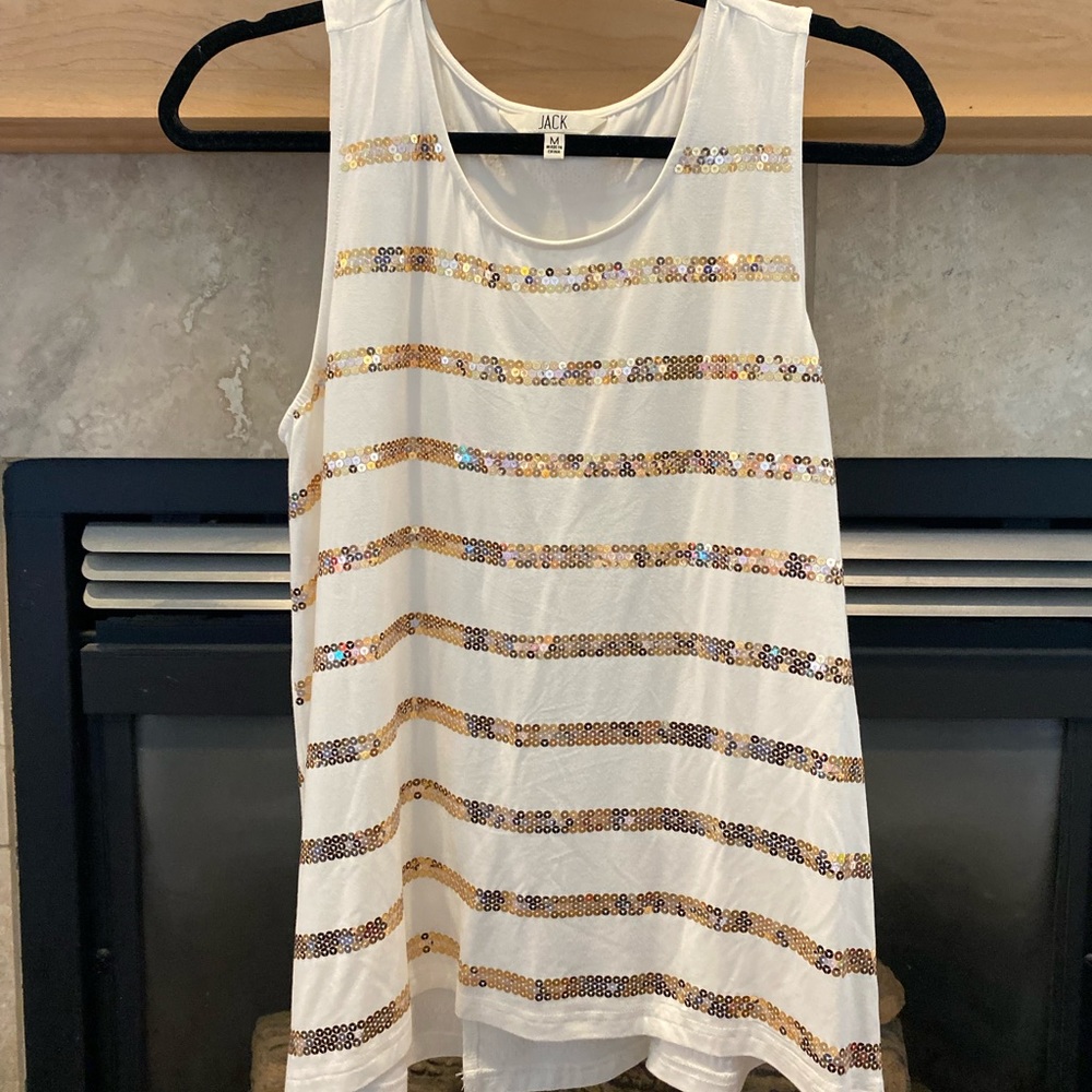 Sequin tank top